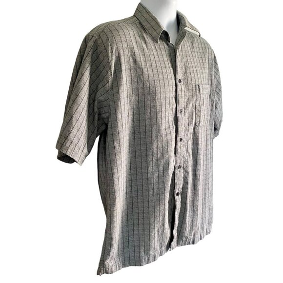 Knightsbridge Short Sleeve Button Down Shirt Men's Large - Picture 3 of 8